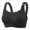 Black, variant on Sentmoon High Impacts Sports Bras for Women Plus Size Comfortable Everyday Bras Push Up Adjustable Strap Thin Style Breathable Sleep Bras Lightweight for Daily Wear Beige L