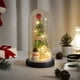 thumbnail image 4 of Árbol de Navidad con bola de nieve LED y luces - Mini adorno de escritorio para casa, oficina y decoración navideña, 4 of 6