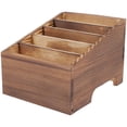 thumbnail image 6 of Nicehomfit Wooden Multi-Grid Phone Box Coffee Color for Desktop Storage Use, 6 of 8