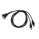 thumbnail image 5 of Cable de Montaje Empotrado en Panel de Extensión Doble USB 2.0 Rendimiento, Cuadrado de 1 M, 5 of 7