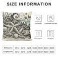 thumbnail image 5 of GOSMITH Outdoor Throw Pillow Cover Watercolor Ocean Sea Conch Coral Waterproof Cushion Covers Seaweed Starfish on White Pillow Cases Home Decoration for Patio Garden Couch Sofa, 5 of 5