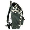 thumbnail image 3 of K-Cliffs Unisex  Canvas  Bookbag, Daypack Casual College Bag Fit 15 inch Laptop MacBook Chrome Book Ipad Travel Bag  Grey Chevron,Teen-Adult, 3 of 4