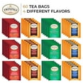thumbnail image 2 of Twinings Black Tea Variety 3-Pack with Earl Grey Tea, English Breakfast Tea, Irish Breakfast Tea, and Lady Grey Tea Bags, Individually Wrapped, 20 Count Ea, 2 of 7