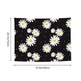 thumbnail image 6 of Uemuo Daisies Flowers Printed 29x37 Inch Tapestry Wall Hanging – Lightweight & Durable – Perfect for Dorm Decor, Beach Throw, Sofa Cover, Tablecloth, 6 of 8
