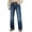 Dark blue, variant on Women's Straight Leg Jeans High Waisted Stretchy Silm Fit Distressed Denim Pants 2026 Womens Bottoms Dark Blue L