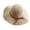 Beige, variant on Women's Summer Braided Bow Decor Wide Brim Straw Hat, Versatile Sun Cap with Adjustable Drawstring, Breathable Lightweight for Beach Vacation or Daily Casual Wear Beige