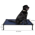 thumbnail image 4 of Veehoo Chew Proof Dog Bed, Cooling Raised Pet Cot, Rustless Aluminum Frame, Blue, Large, 4 of 8