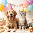 thumbnail image 5 of Mini Pompom Party Hats for Pets and Dolls | Felt Cone Hats, Fluffy Pom Pom Toppers, Adjustable Elastic Straps, Stuffed Animal Accessories, Dog and Cat Birthday Props, Pack of 12, 5 of 7