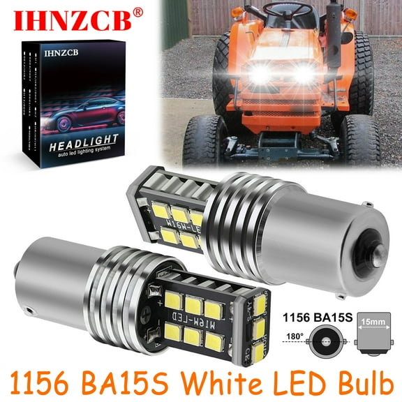 IHNZCB for Kubota B20 B21 B8200 B9200 L35 2x Headlights Bulbs Super Bright Led Light Bulbs