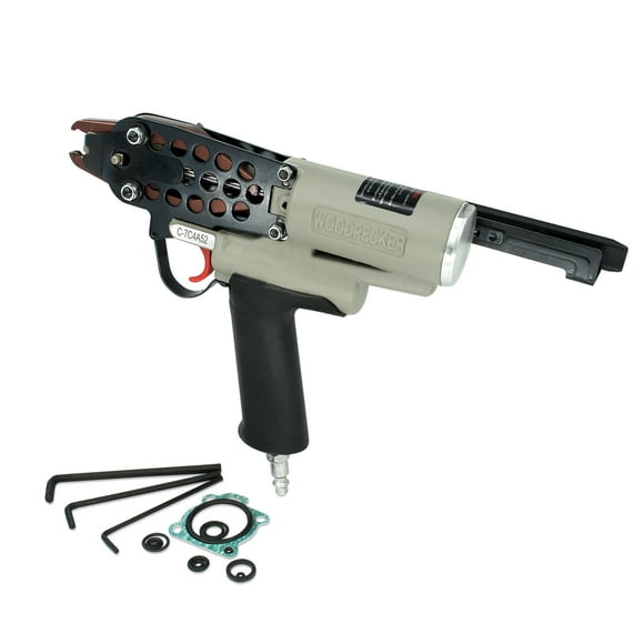 Woodpecker C-7C4A52 15 GA Pneumatic Hog Ring Gun, Standard Nose