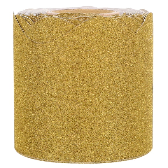 WEUVEB Decorative Plated Gold Border Trim for Bulletin Boards Blackboard and Classroom Accessories