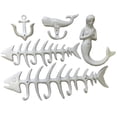 thumbnail image 2 of FlowerHouse FHBH150-A Fish Bone Clothing & Towel Hooks, Antique, 2 of 2