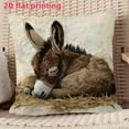 thumbnail image 4 of Kbndieu Simulation Embroidered Pillow Covers 18x18 Inch, Animals Themed Sofa Throw Pillow Cover, Modern Farmhouse Home Decor Pillow Cases for Couch, Bed, Bedroom, Living Room, 4 of 6