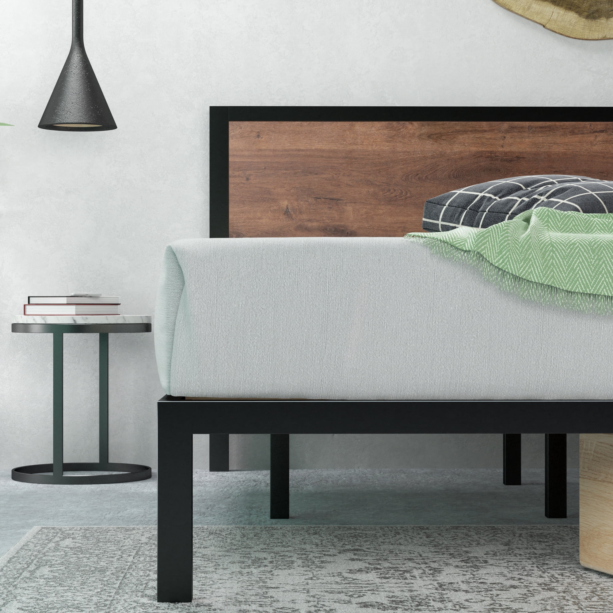 Zinus Mory 38" Metal Platform Bed Frame, Full