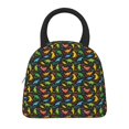 thumbnail image 7 of Lafuoo Cartoon Dino Pattern Large Portable Insulated Lunch Bag, Waterproof Zipper Insulated Lunch Bag for Men and Women-One Size, 7 of 7