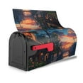 Qekee Twilight Canal Reflection Print Mailbox Cover with