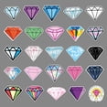 thumbnail image 4 of Pegatinas de diamantes, paquete de 50 pegatinas bonitas para botellas de agua de cristal, pegatinas impermeables para monopatín, ordenador portátil, ordenador, nevera, taza, 4 of 5