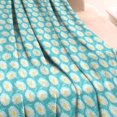 thumbnail image 3 of Turquoise Daisy Flower Floral Pattern Blanket,Comfortable Soft Flannel Throw Blanket,All Season,Warm Lightweight Blankets for Sofa Bed Couch Living Room Chair,40"x50", 3 of 4