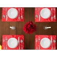 thumbnail image 4 of Christmas Trees Brocade Dinner Table Placemats Holiday Home Decoration 13" x 19" (Pack of 4), 4 of 5