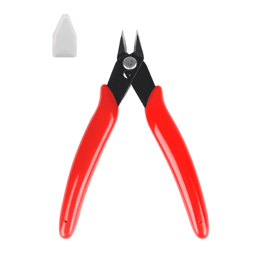 5 Inch Wire Cutter in Craft, Zip Tie Cutters Micro Flush Cutter Precision Hobby Snips Small Side Cutting Pliers for Cutting Small Wires, Plastic, Jewelry Making