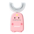 thumbnail image 1 of Oral Cleaning Children's Toothbrush, Manual U-shaped Mouth Brush With Silicone Soft Bristles, Cute Dinosaur 3 Colors 2-1 XianweiShao 1327534391329, 1 of 1