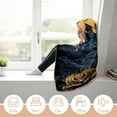 thumbnail image 5 of Halloween Wearable Blanket, Cozy Cloak Hooded Blanket Cat Pumpkin Throw Blanket for Adult Kids-C2-L, 5 of 6
