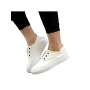 womens white canvas shoes walmart