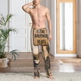 thumbnail image 6 of Lsque Rustic French Signpost Print Men's Pajama Pants, Lounge Pant - Comfortable Home Wear,Elastic Waistband, Stylish Design-X-Large, 6 of 9