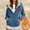 #223-Navy, variant on Ounisa Women's Velvet Hoodie Jacket Long Sleeve Zip Letter Printed Outerwear Soft Velour Sweatshirt Casual Jacket