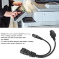 thumbnail image 4 of Cable De Alimentación Divisor En Y IEC320 C14 A C19 Y C13, Cable De Alimentación IEC320 C14 A C19 Y C13 Cubierta Exterior De PVC De 12,6 Pulgadas 10 A 250 V Portátil Para, 4 of 7