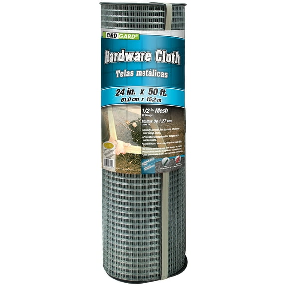 YARDGARD 24-Inch x 50-Foot 1/2-Inch Galvanized Mesh Garden Cloth