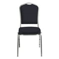 thumbnail image 5 of Hampden Furnishings Lila Collection Fabric Banquet Chair, Diamond Navy, Pack of 2, 5 of 9