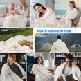 thumbnail image 5 of Dandelion Retro Leaves Cooling Blanket,Lightweight Breathable Summer Throw Blanket with Double Sided Cold Effect,Farmhouse Botanical Watercolor Picnic Blankets Bed Sheet for Hot Sleepers 40"x60", 5 of 8