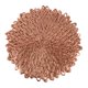 thumbnail image 2 of Juego de manteles individuales para mesa de cena, tapetes de flores ahuecados aislados de PVC para el hogar, decoración, oro rosa, 8 Uds., 2 of 10