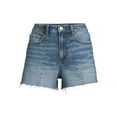 thumbnail image 5 of No Boundaries Juniors Seamed Denim Shorts, Sizes 1-21, 5 of 5