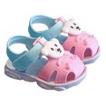 thumbnail image 4 of Gubotare Baby Summer Shoes Boy Boy's Baby Girls and Toddler Sporty Sandal with Adjustable Straps Size 3.5 (Pink,3.5 Toddler), 4 of 5