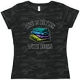 thumbnail image 3 of Inktastic Life's Better With Books Women's T-Shirt, 3 of 5