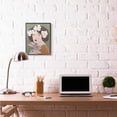 thumbnail image 2 of Stupell Industries Woman And Rabbit White Flower Animal Painting Black Framed Art Print Wall Art, 16x20, by Sally B, 2 of 8