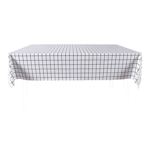 Jubipavy Tablecloth Square Plastic Tablecloth Waterproof And Oil-proof Checkered Tablecloth Wipeable Tablecloth Suitable For Catering Camping Picnics Outdoor