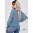 thumbnail image 4 of Women's Round Neck Contrast Stitch Sweater, 4 of 4