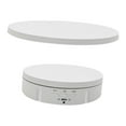 thumbnail image 1 of Rotating Display Stand, 360 Degree Motorized Turntable Display Stand, Low Noise, White, 1 of 9