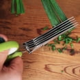 thumbnail image 5 of Kitchen Herb Scissors Stainless Steel,Multipurpose Herb Cutting Chopping and Shredding with 5 Blades and Cover with Cleaning Comb, 5 of 8