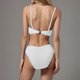 thumbnail image 4 of Traje de Baño Femenino con Pantalones Cortos Control Del Vientre Traje de Baño Sexy Dividido con Sujetador Acolchado Nylon Spandex, Moda Delgada Dos Piezas para la Piscina de Playa, Traje de Baño Tors, 4 of 8