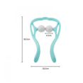 thumbnail image 2 of Masajeador de cuello manual, herramienta de masaje con bola de rodillo Shiatsu para relajar los músculos del cuello y los hombros, masajeador de hombros, 2 of 5
