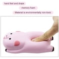 thumbnail image 3 of Small Wrist Rest Mouse Pad, Mini Cute Pig Ergonomic Mousepad Memory Foam Design Pig Shape Wrist Support Pillow Rest Cushion Mat for Office Computer Laptop,Comfortable and Pain Relief-Pink, 3 of 6