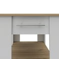 thumbnail image 4 of Boahaus Reims Kitchen Island, Assembled Product Height 37 in, White / Light Oak, 4 of 6