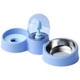 thumbnail image 1 of Cuenco para perros de acero inoxidable con dibujos animados, cuenco para perros y gatos, cuenco doble, cuenco para beber automático, 1 of 5
