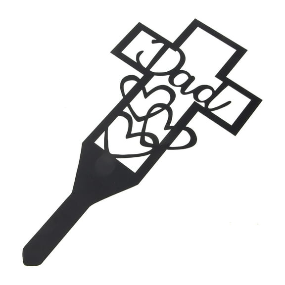 Grave Decorations for Cemetery Insert Lawn Ornament Decorative Stake Dad Father