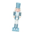 thumbnail image 4 of jifeng Christmas Nutcracker Figurine Christmas Decor Tabletop Handmade Statue Christmas B, 4 of 9