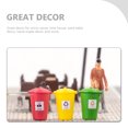 thumbnail image 3 of 5pcs Tiny Waste Bin Shaped Ornament Mini House Decor Doll House Sand Table Decor, 3 of 8